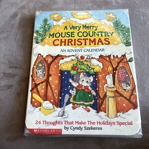A Very Merry Mouse Country Christmas: An‎ Advent Calendar 24 Thoughts 1998 NOS
